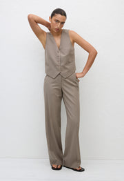 Tailored Waistcoat - Taupe - Matteau